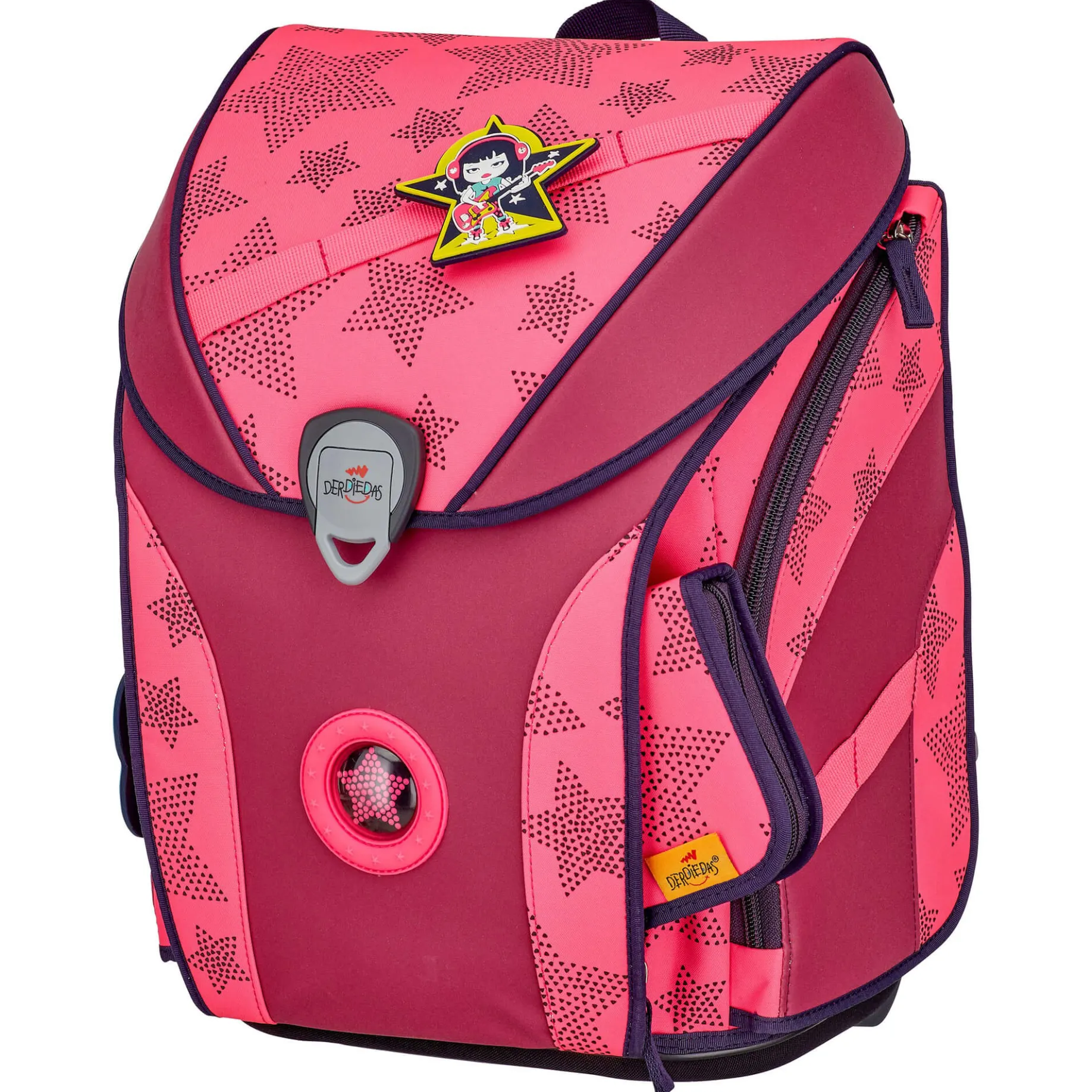 ErgoFlex Max Superflash Neon - Schulranzen Set 5tlg. 950g (Neon Star)