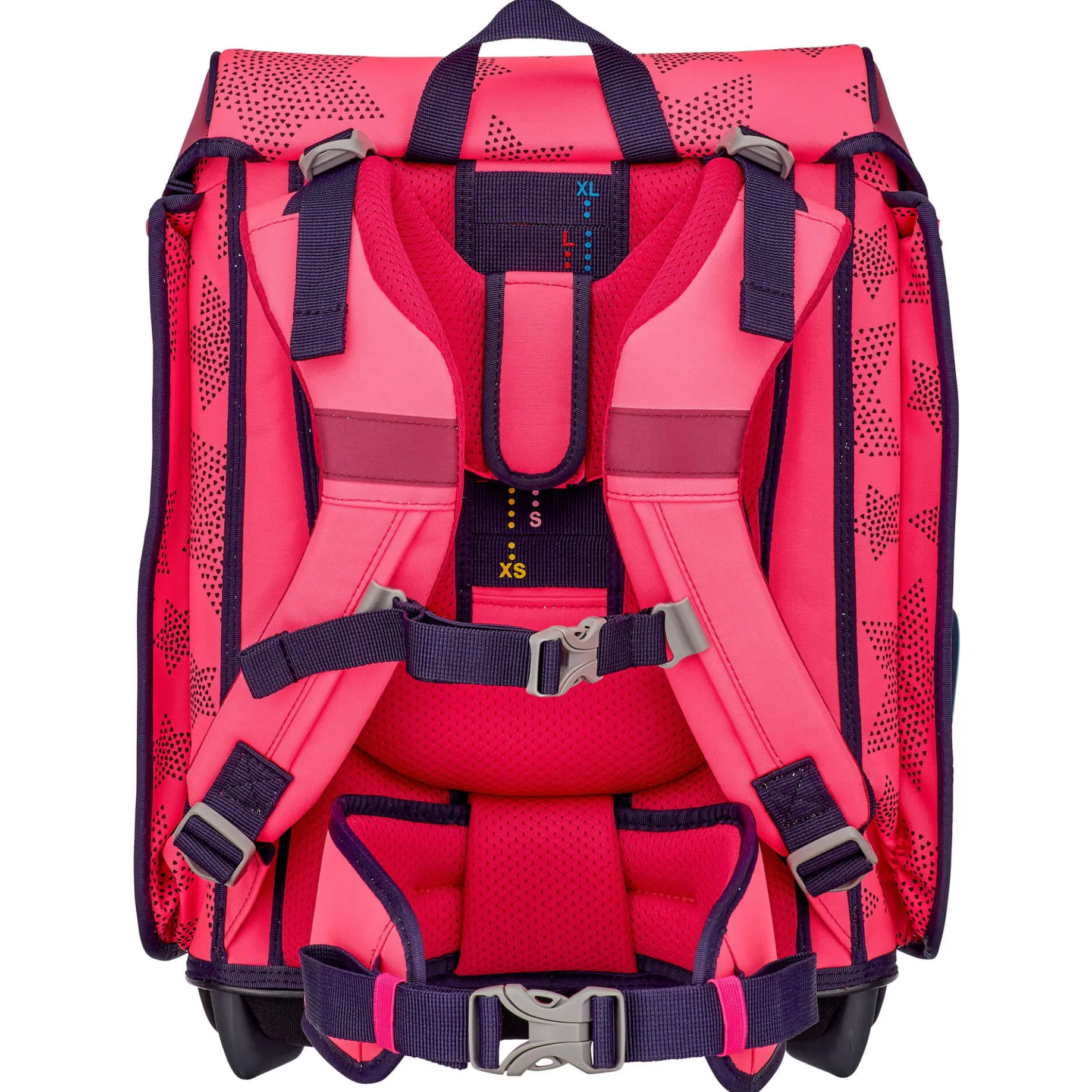 ErgoFlex Max Superflash Neon - Schulranzen Set 5tlg. 950g (Neon Star)