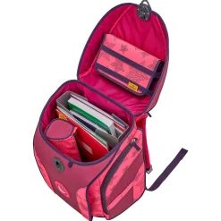 ErgoFlex Max Superflash Neon - Schulranzen Set 5tlg. 950g (Neon Star)