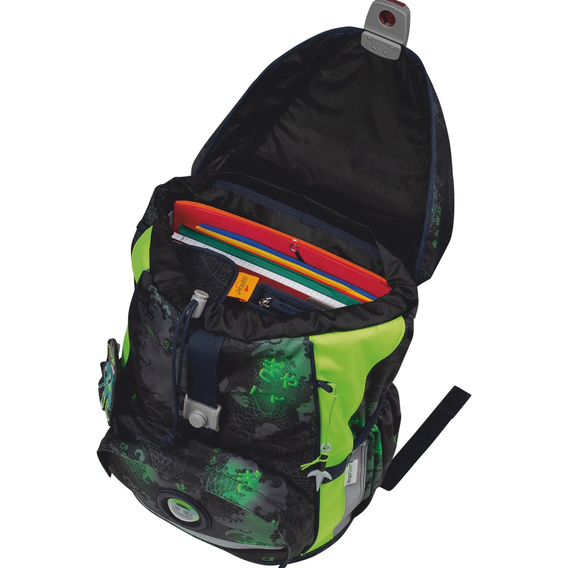 ErgoFlex Superlight - Schulrucksack Set 5tlg. 650g (Funny Fighter)