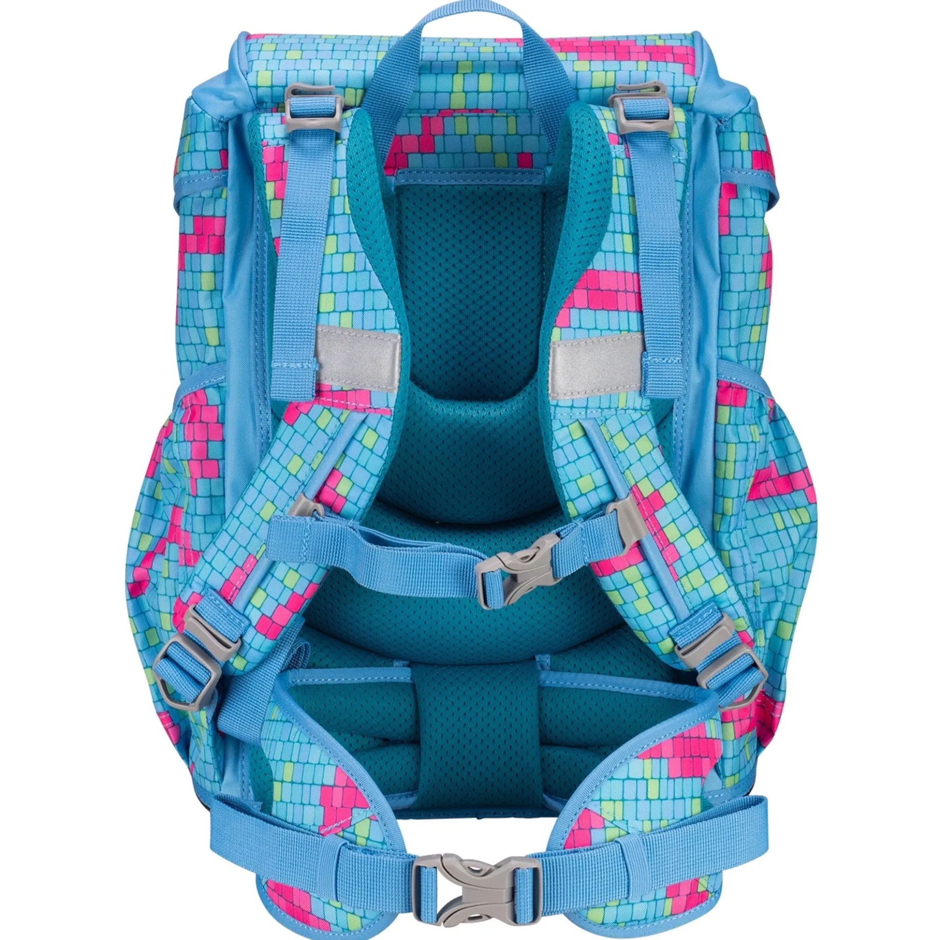 ErgoFlex Superlight - Schulrucksack Set 5tlg. 650g (Happy Pixel)
