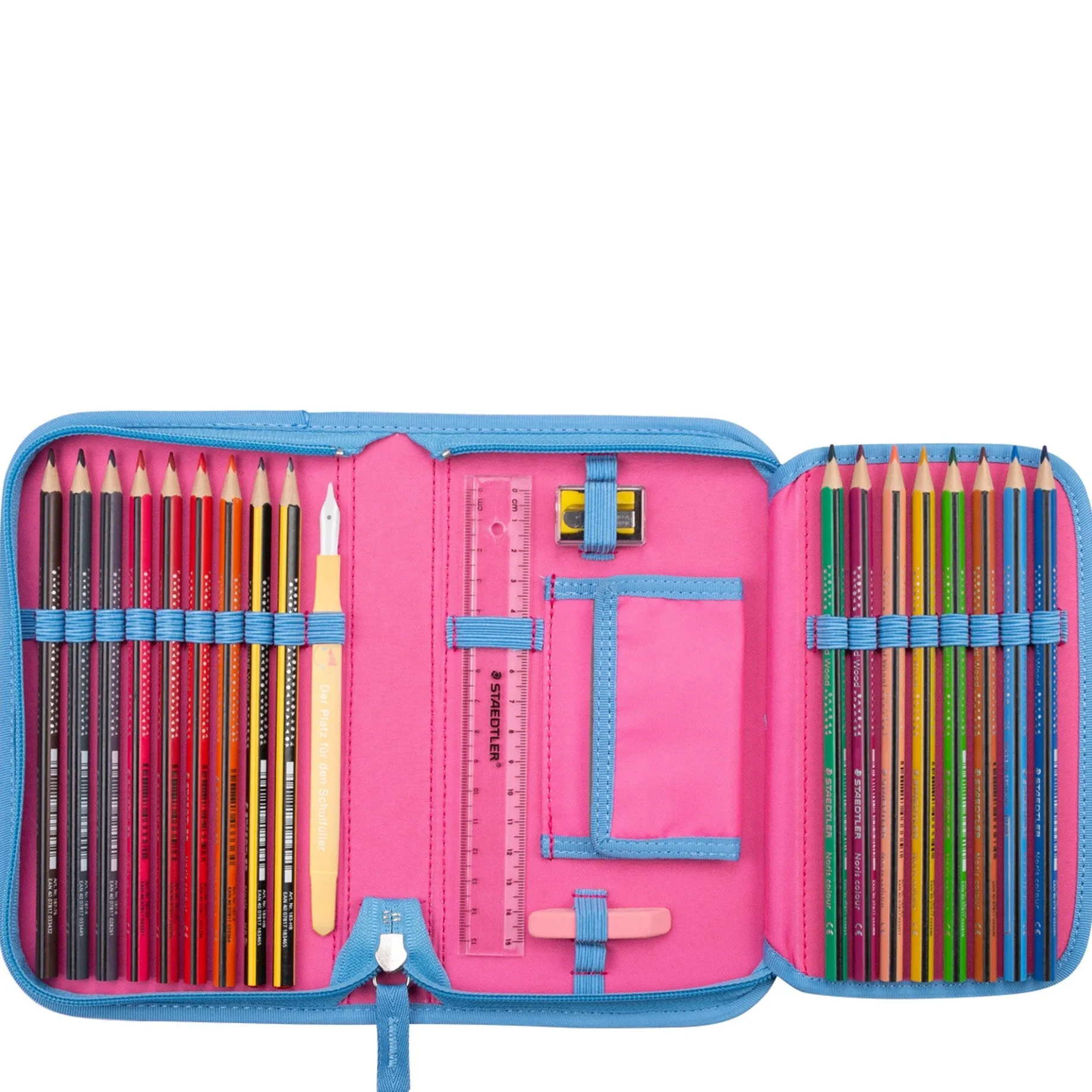 ErgoFlex Superlight - Schulrucksack Set 5tlg. 650g (Happy Pixel)