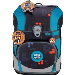 ErgoFlex Tiny - Schulranzen Set 5tlg. 900g (Ninja Fighter)