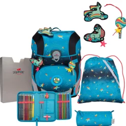 ErgoFlex Tiny Exklusiv LED - Schulranzen Set 5tlg. 900g (Rainbow Star)