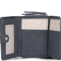 Eva EVW15 - Geldbörse 6cc 11 cm (nubuk-blue)