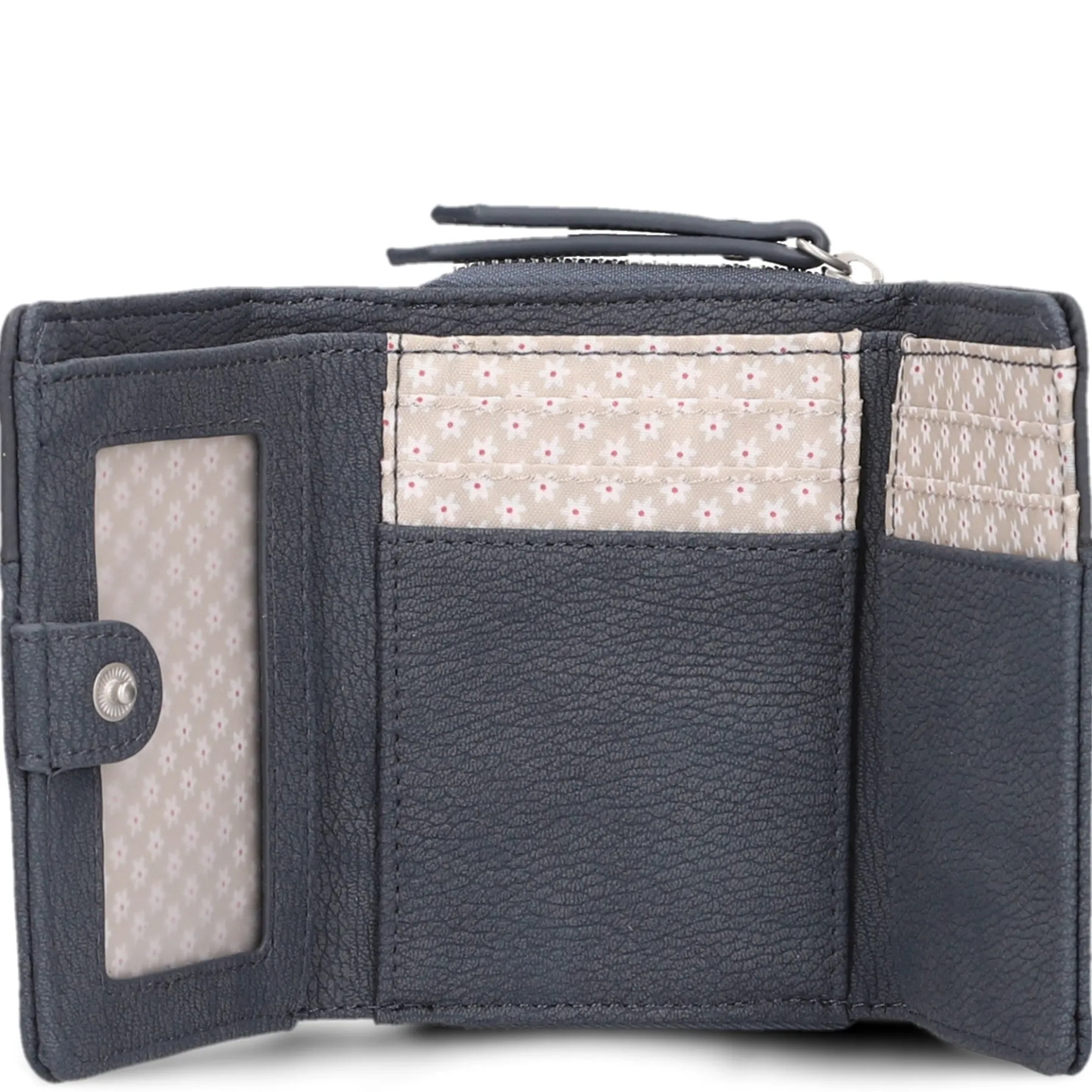 Eva EVW15 - Geldbörse 6cc 11 cm (nubuk-blue)