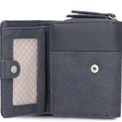Eva EVW15 - Geldbörse 6cc 11 cm (nubuk-blue)