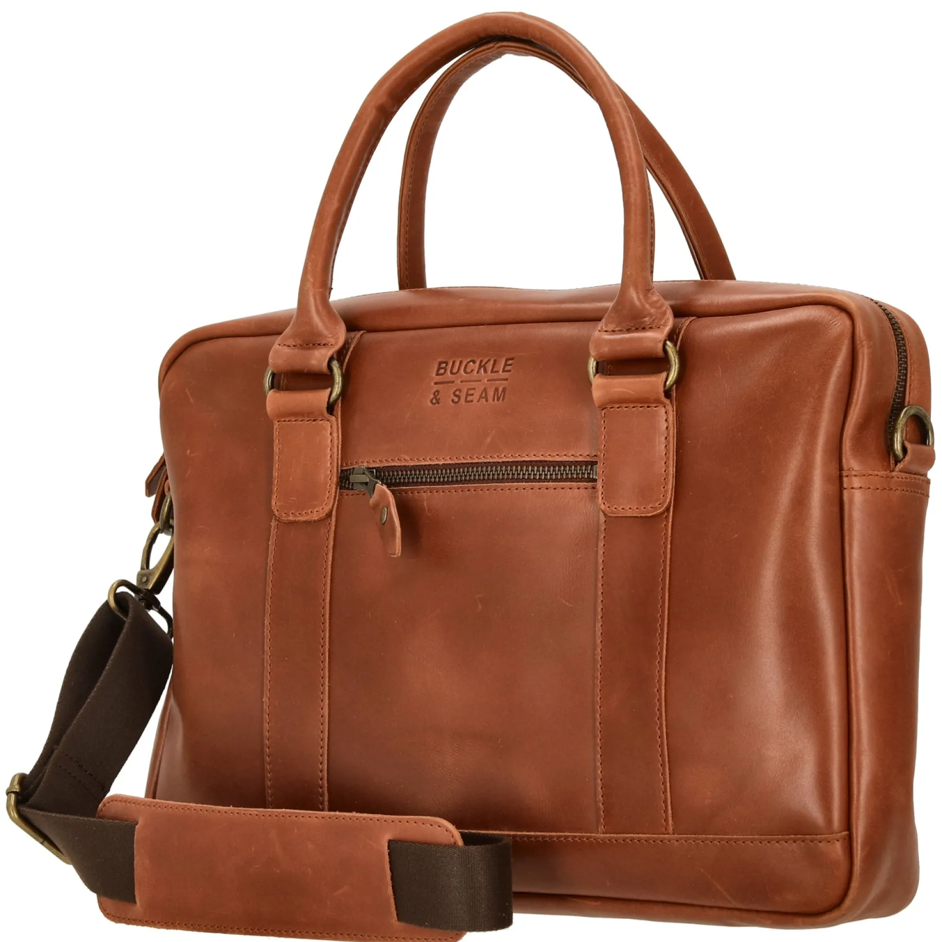 Everett - Aktentasche 16" 38 cm (cognac)