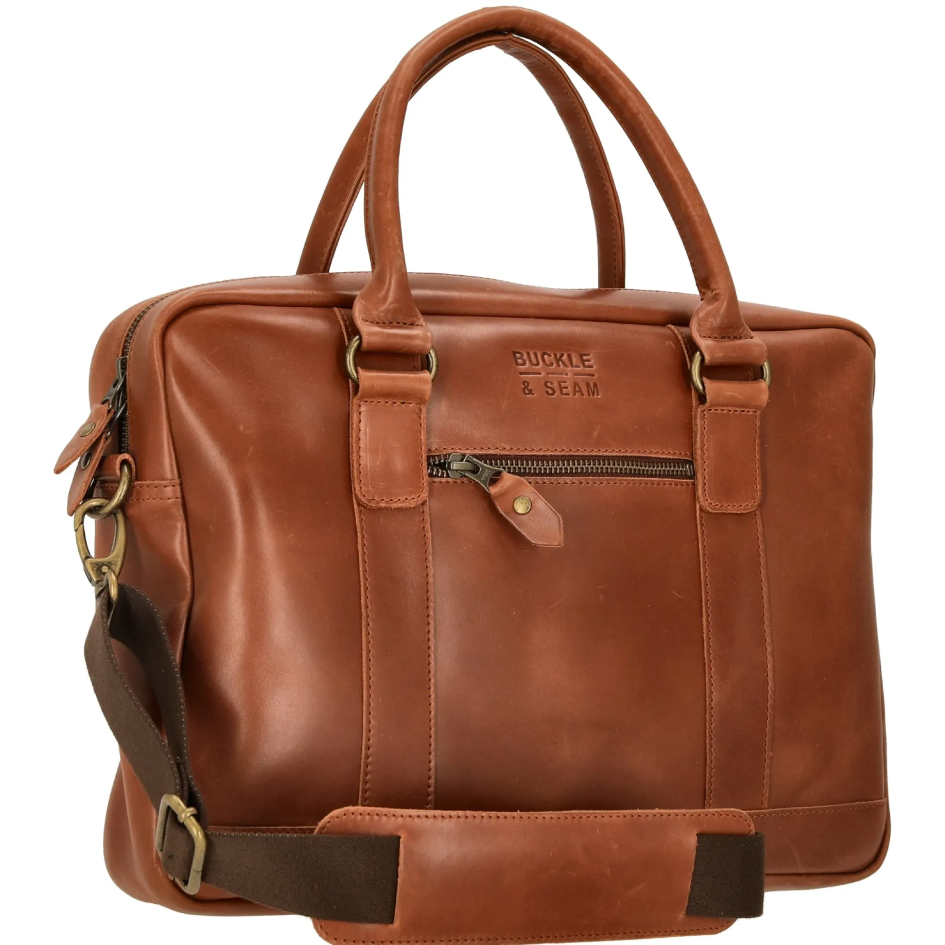 Everett - Aktentasche 16" 38 cm (cognac)