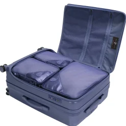 EZ Fashion - 4-Rollen-Trolley M 66 cm erw. (navy)