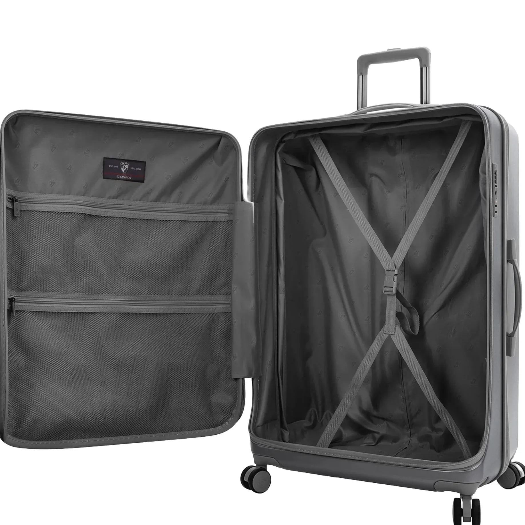 EZ Fashion - 4-Rollen-Trolley L 76 cm (charcoal)