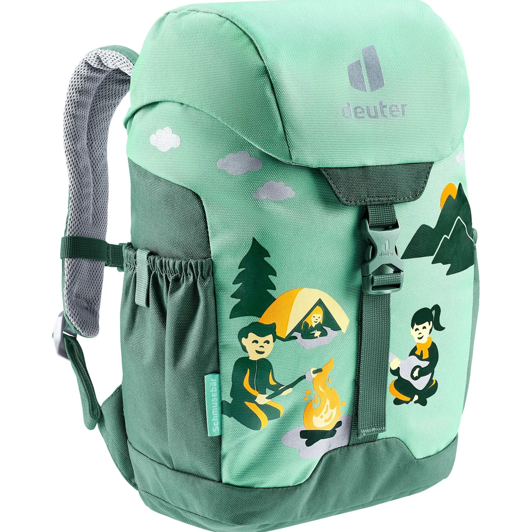 Family Schmusebär 8 - Kinderrucksack 33 cm (spaermint-seagreen)