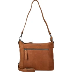Faro - Schultertasche 23 cm (cognac)