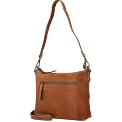 Faro - Schultertasche 23 cm (cognac)