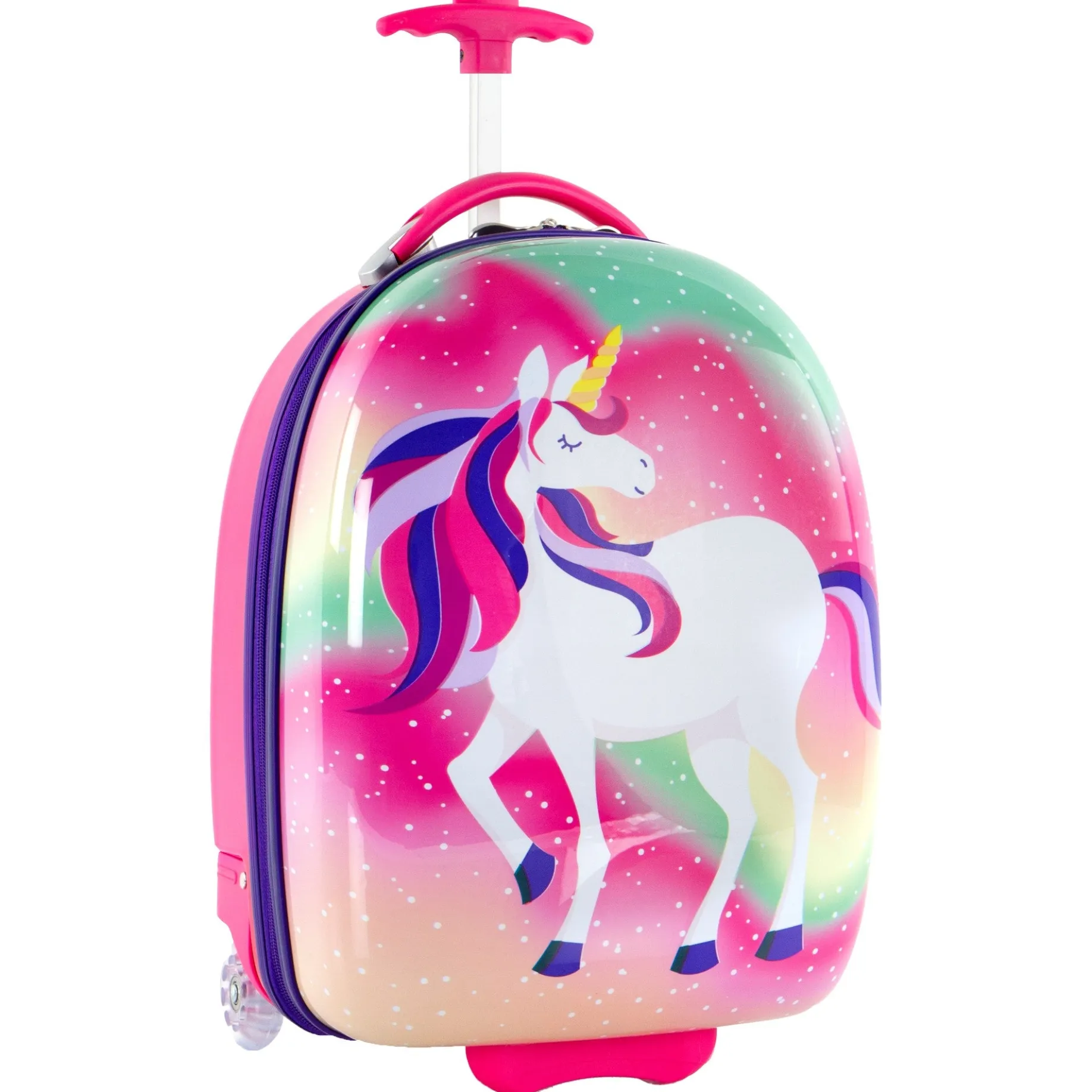 Fashion Round Shape - 2-Rollen-Trolley 46 cm (Einhorn)