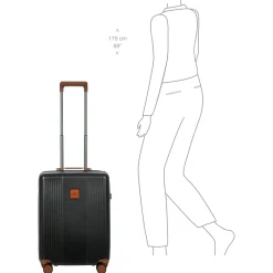 Ferrara - 4-Rollen-Kabinentrolley 55 cm (black)