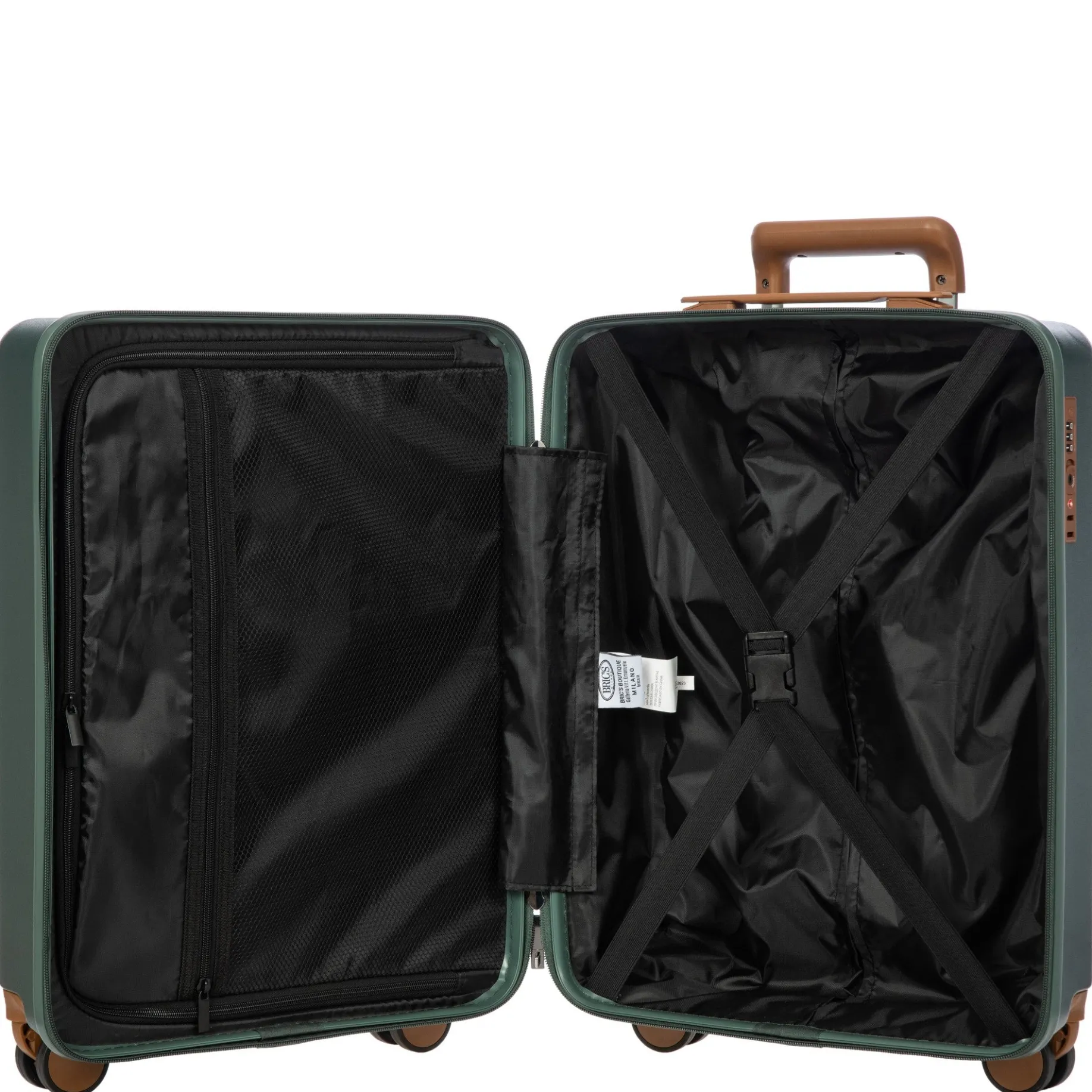 Ferrara - 4-Rollen-Kabinentrolley 55 cm (green)