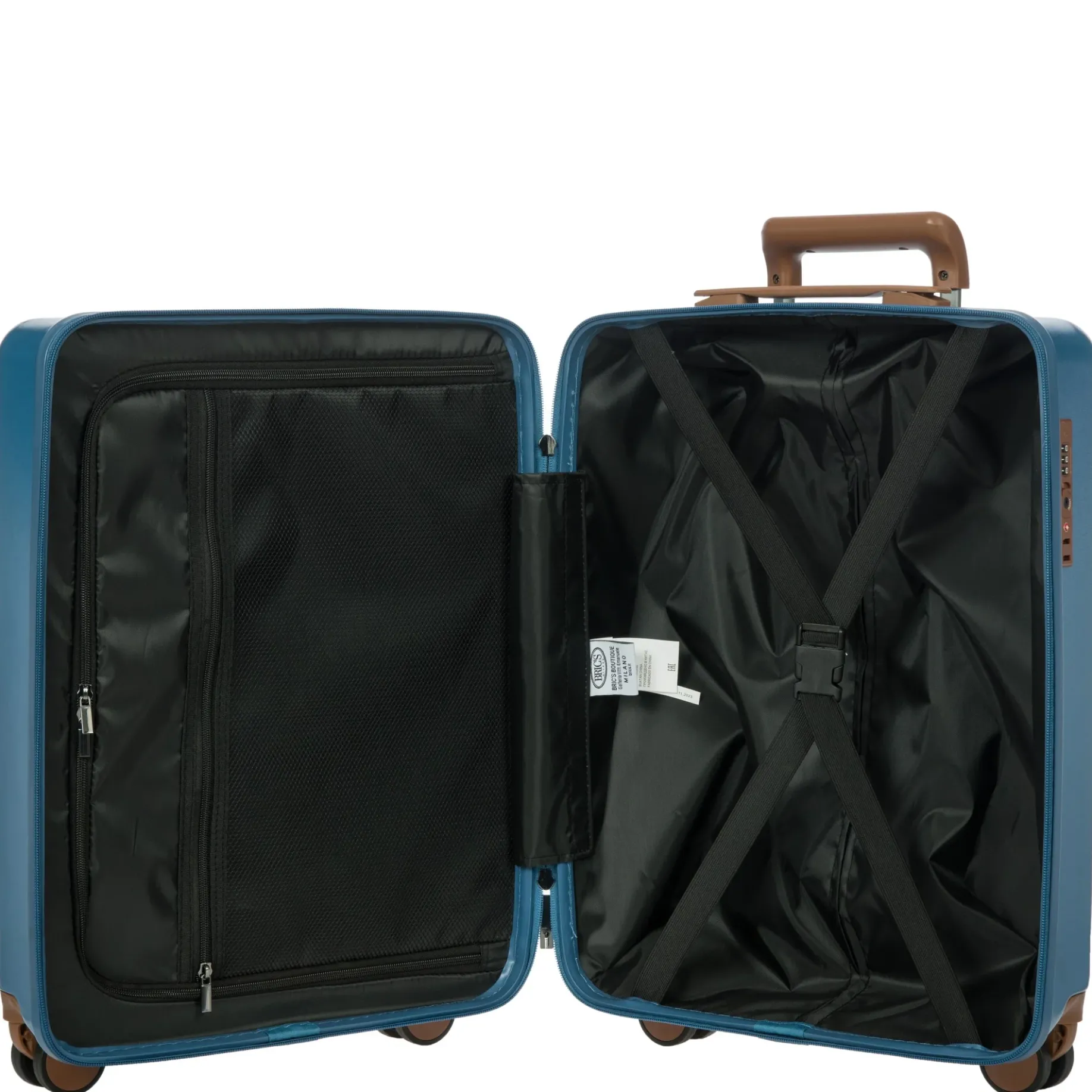 Ferrara - 4-Rollen-Kabinentrolley 55 cm (denim)