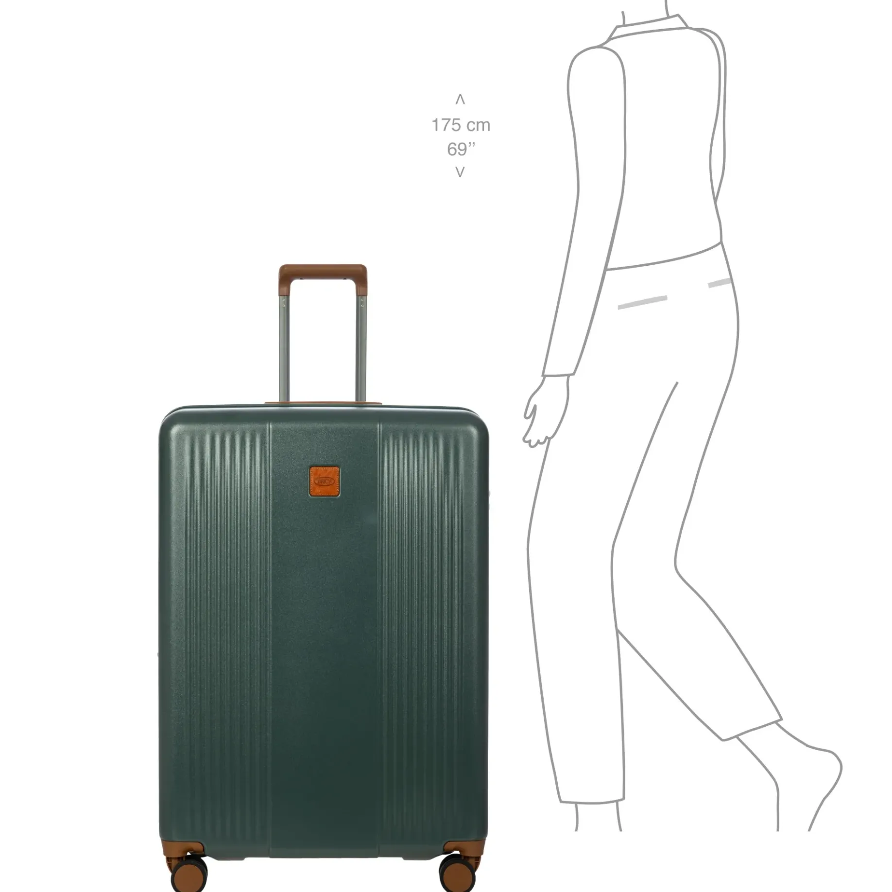 Ferrara - 4-Rollen-Trolley L 77 cm erw. (green)