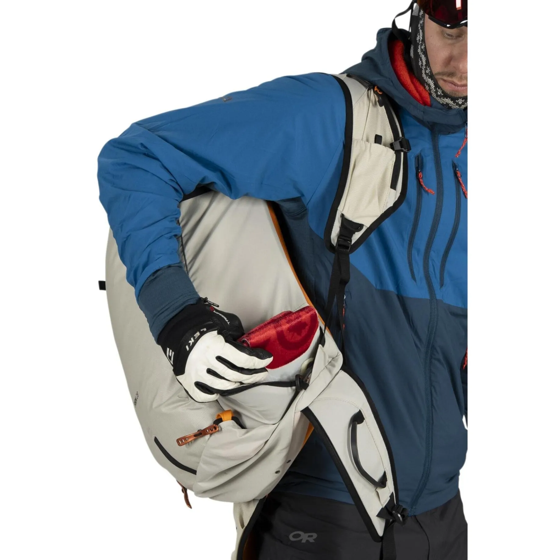 Firn 28 - Skirucksack 60 cm (sandy grey/tequila orange, S/M)