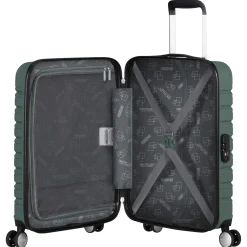 Flashline - 4-Rollen-Kabinentrolley 55 cm (grün)