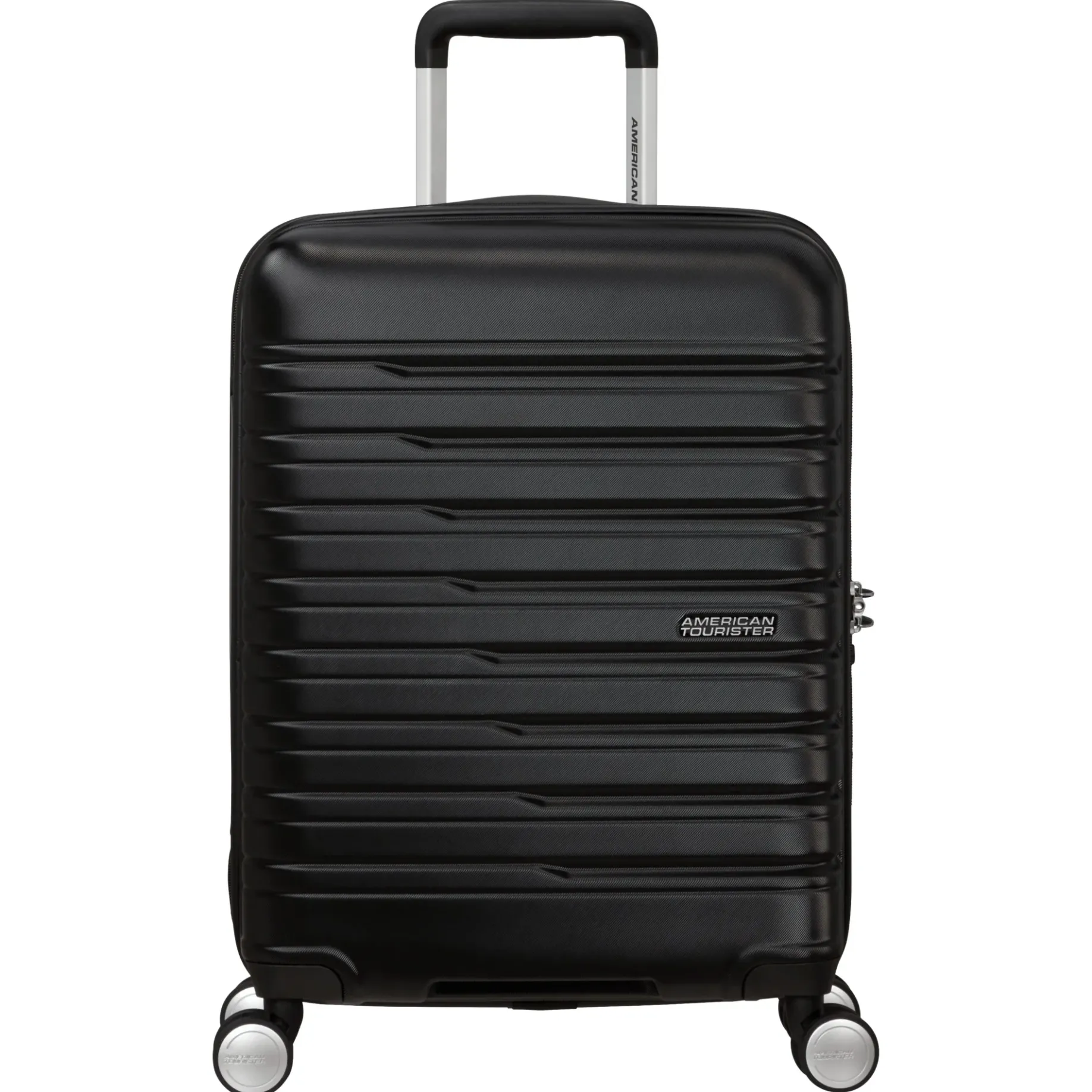 Flashline - 4-Rollen-Kabinentrolley 55 cm (schwarz)