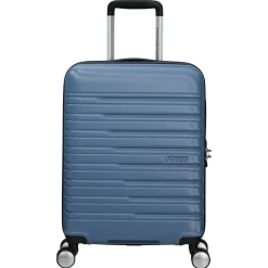 Flashline - 4-Rollen-Kabinentrolley 55 cm (blau)