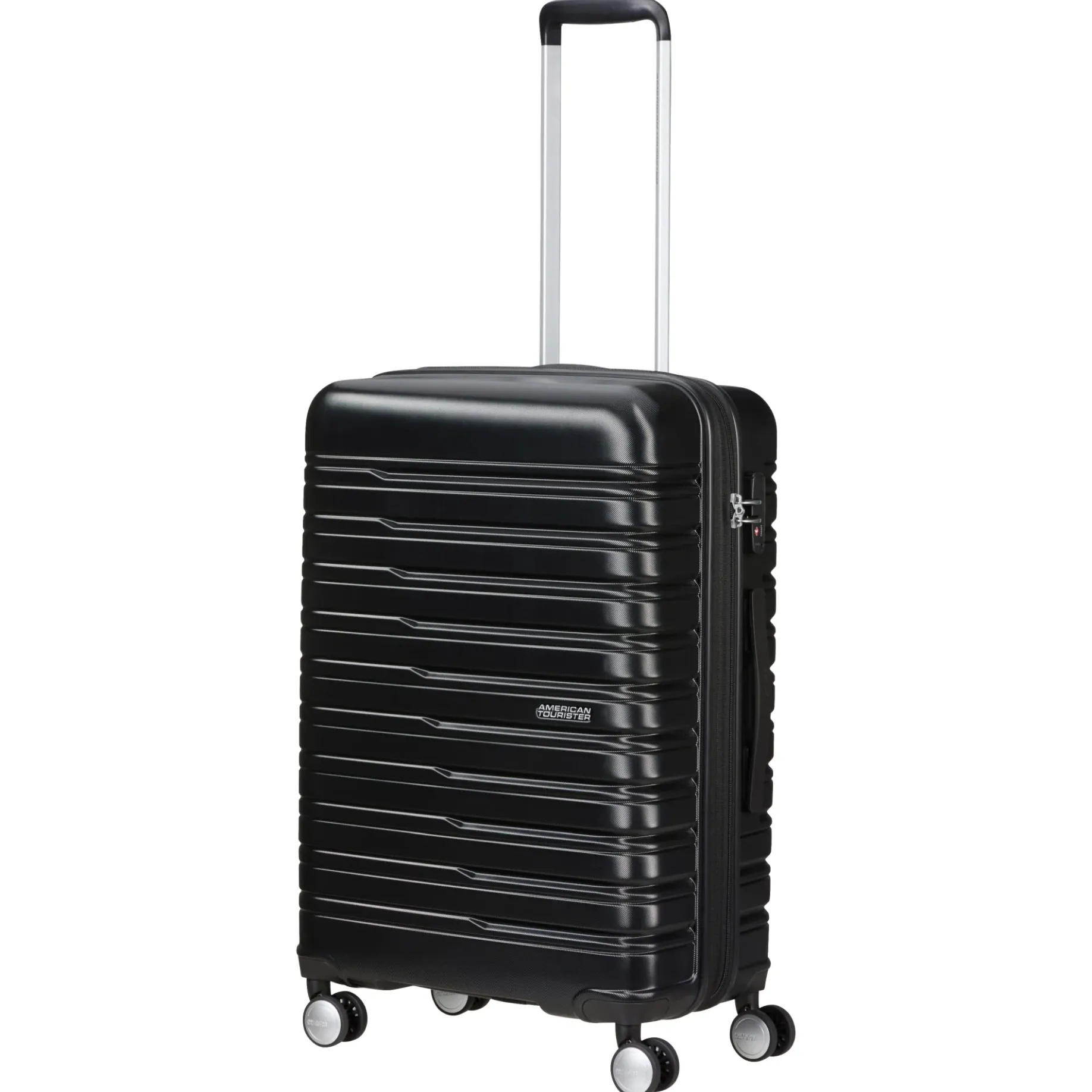 Flashline - 4-Rollen-Trolley 67 cm erw. (schwarz)