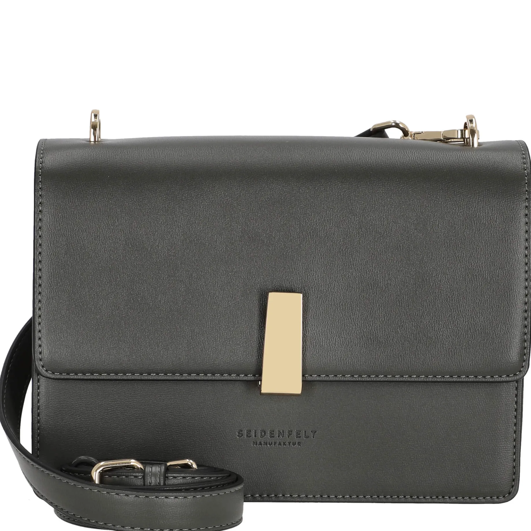 Flen Crossbody - Umhängetasche 22 cm (antracite/gold)