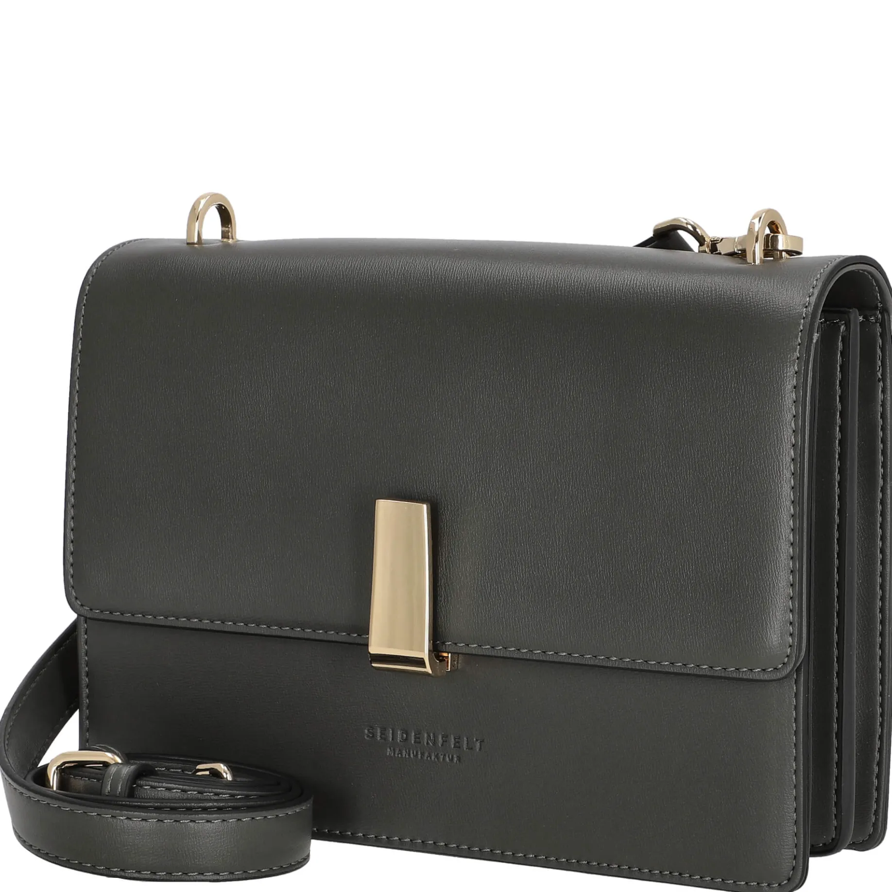 Flen Crossbody - Umhängetasche 22 cm (antracite/gold)