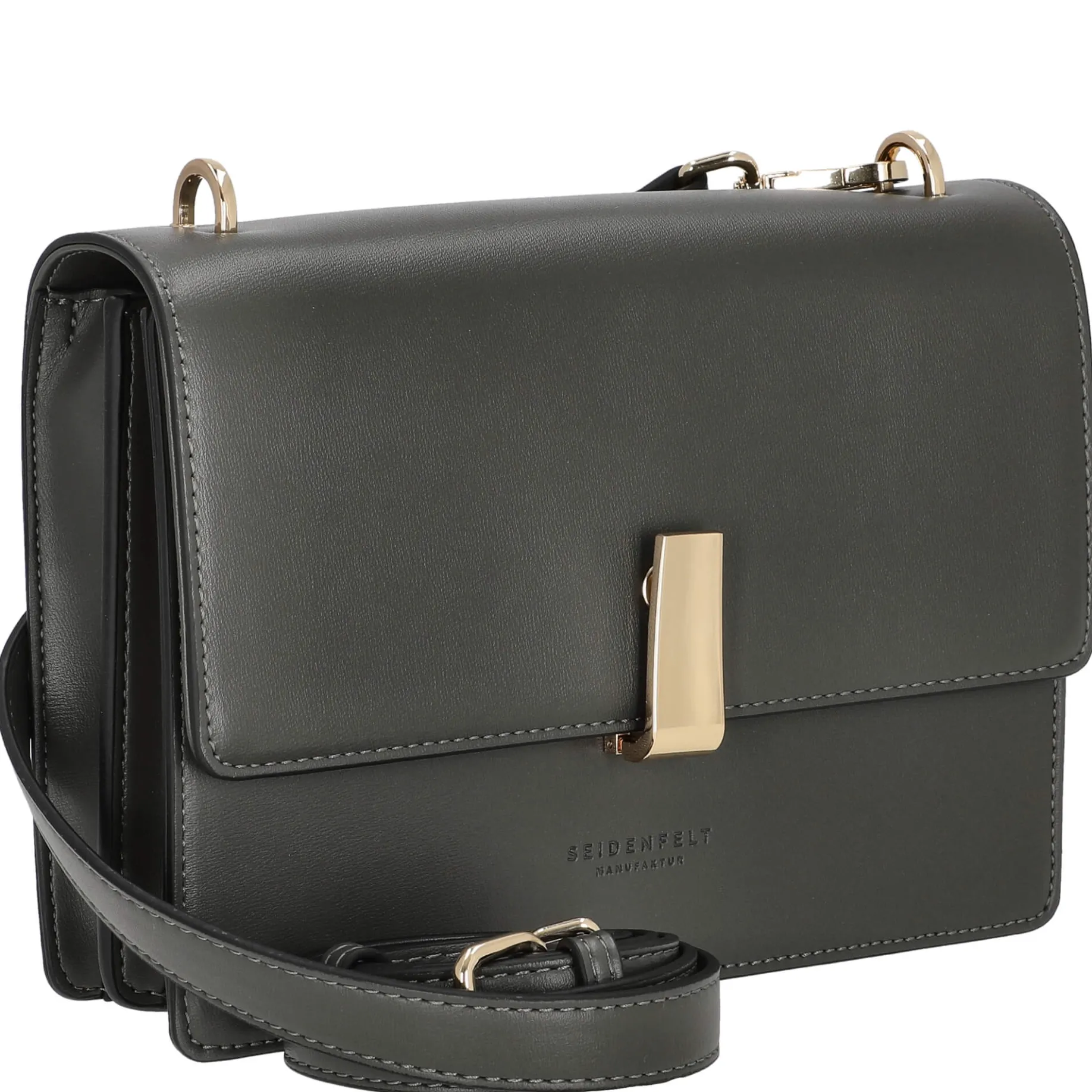 Flen Crossbody - Umhängetasche 22 cm (antracite/gold)