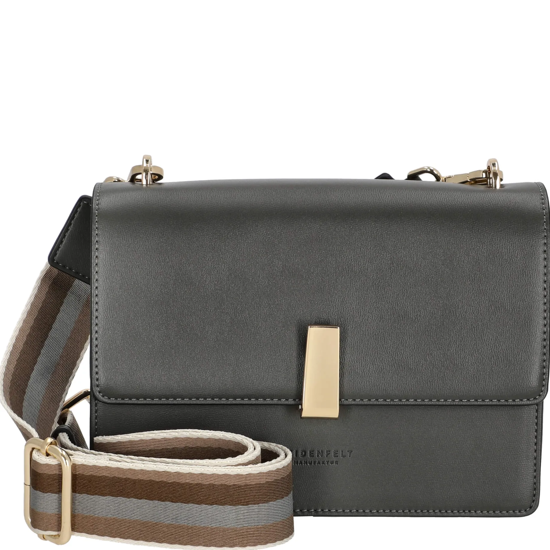 Flen Crossbody - Umhängetasche 22 cm (antracite/gold)