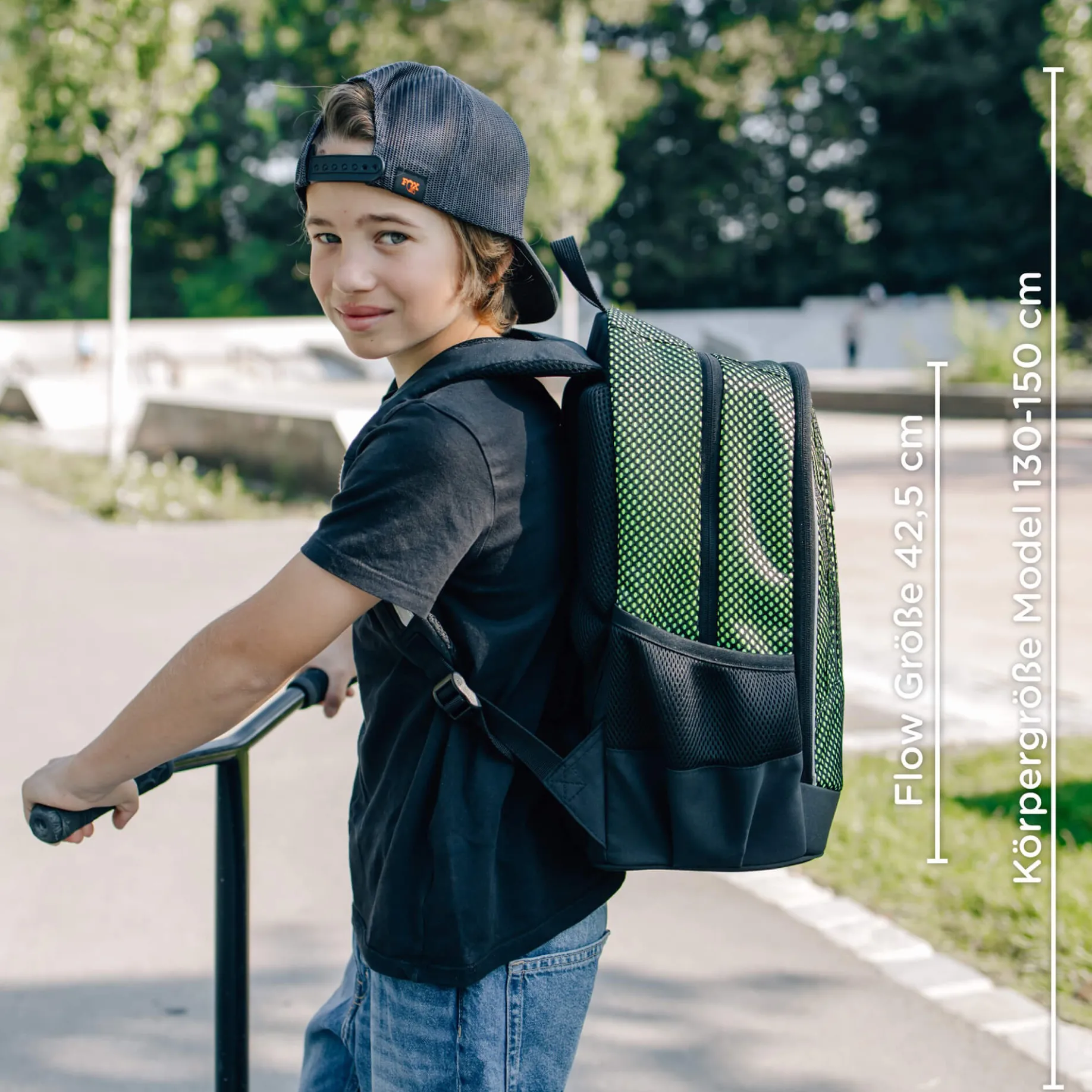 FLOW - Schulrucksack 42.5 cm (All about Neon)