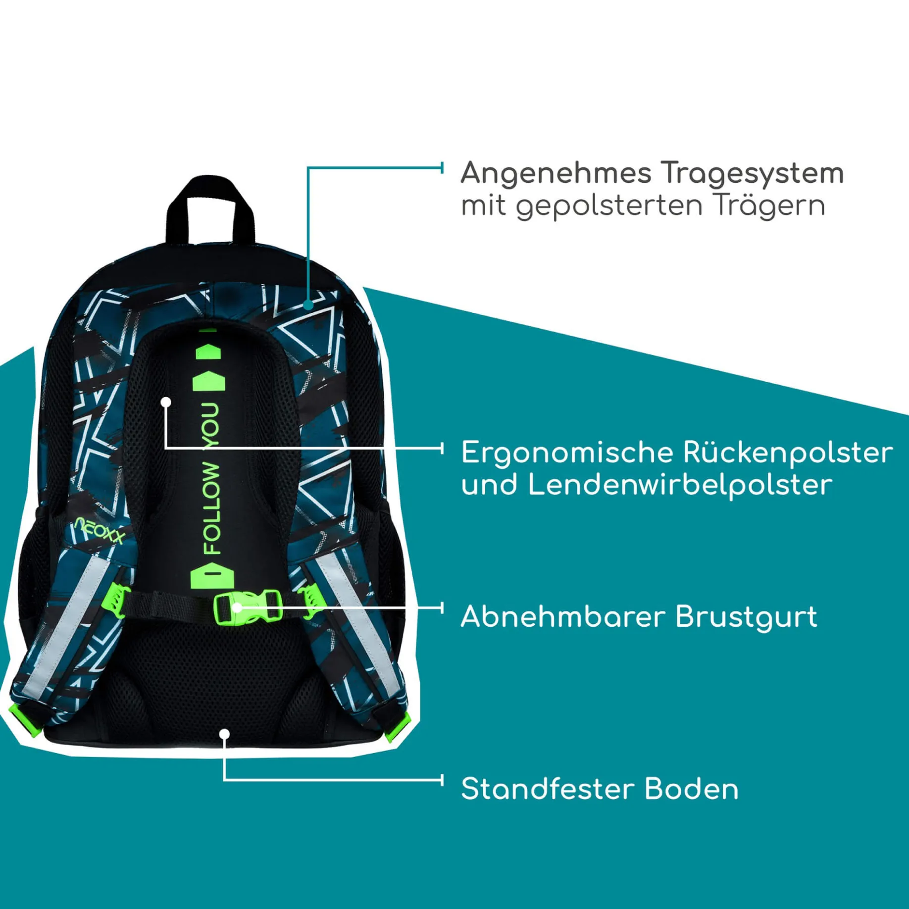 FLOW - Schulrucksack 42.5 cm (Flash yourself)
