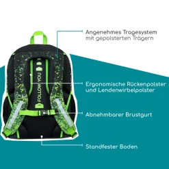 FLOW - Schulrucksack 42.5 cm (Pixel in my mind)