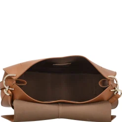 Flow L - Schultertasche 33 cm (brandy)