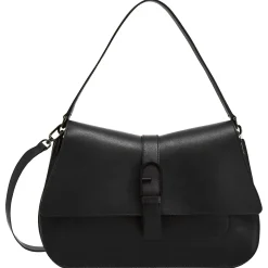 Flow L - Schultertasche 33 cm (black)
