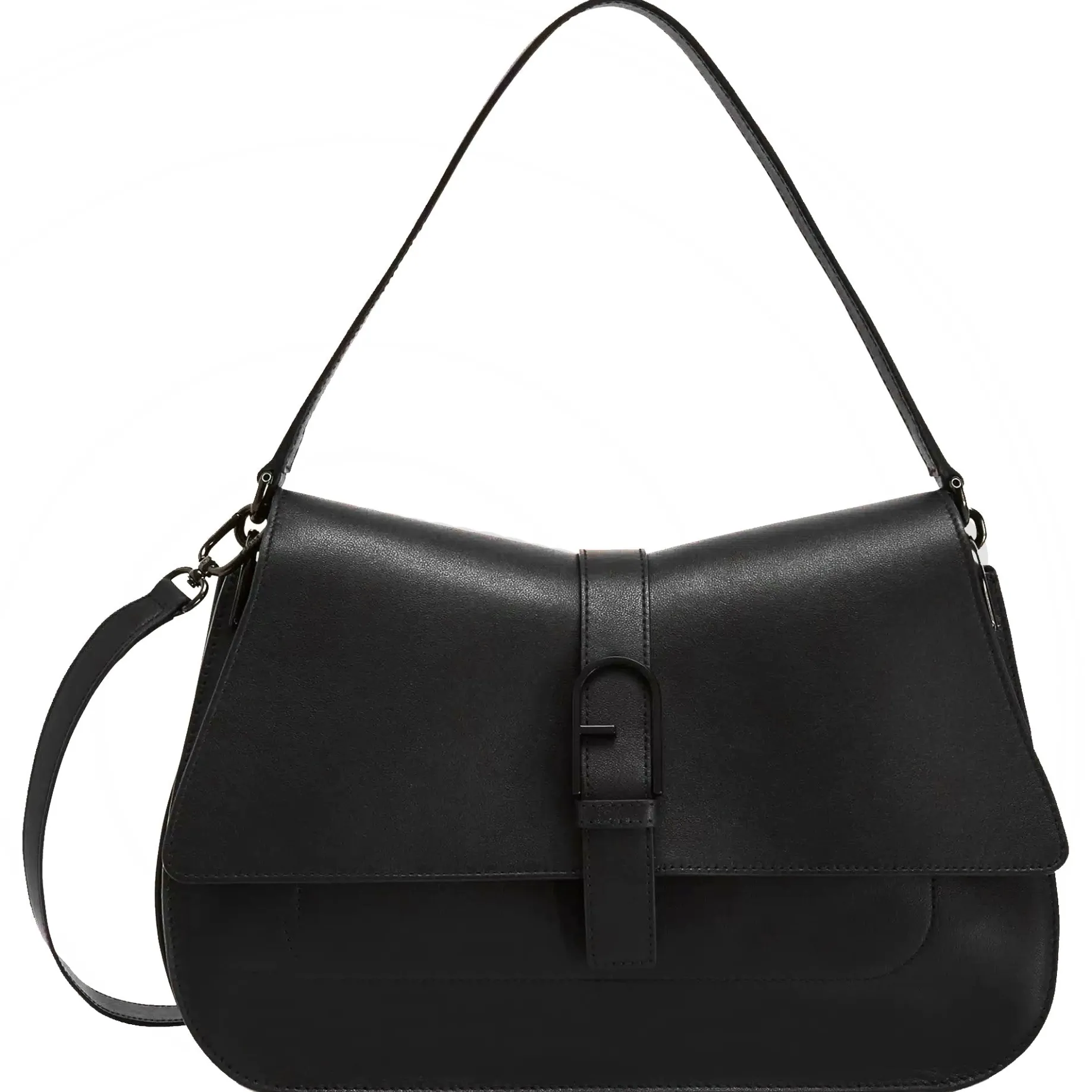 Flow L - Schultertasche 33 cm (black)