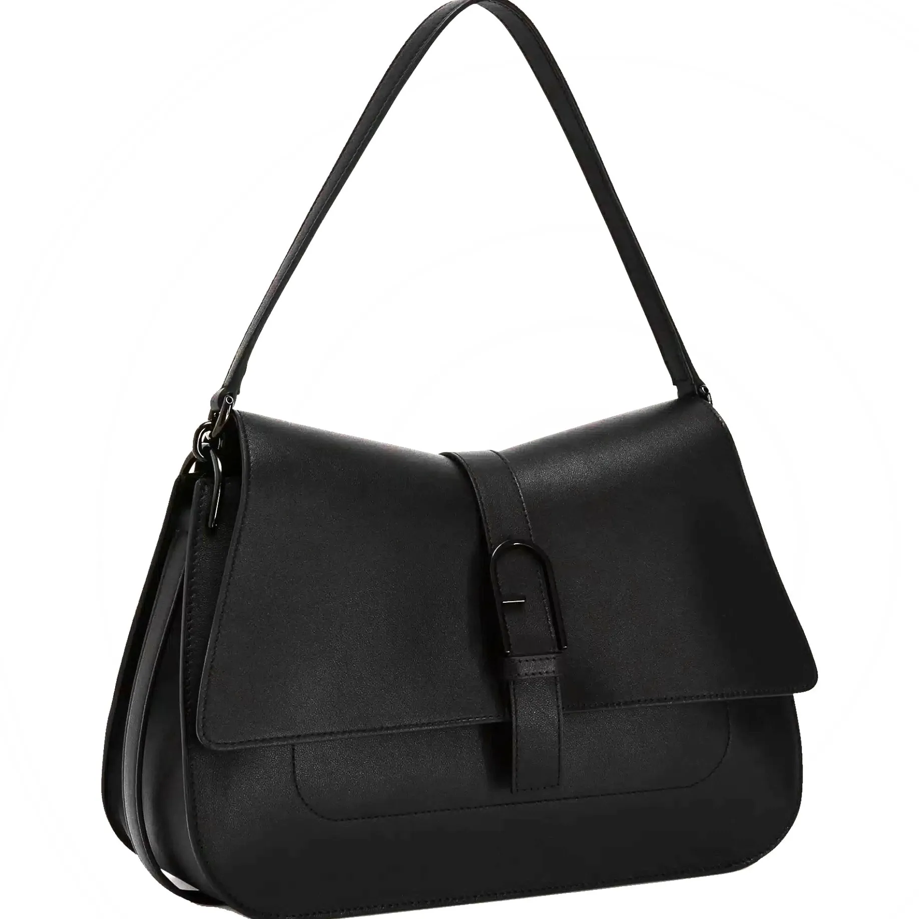 Flow L - Schultertasche 33 cm (black)
