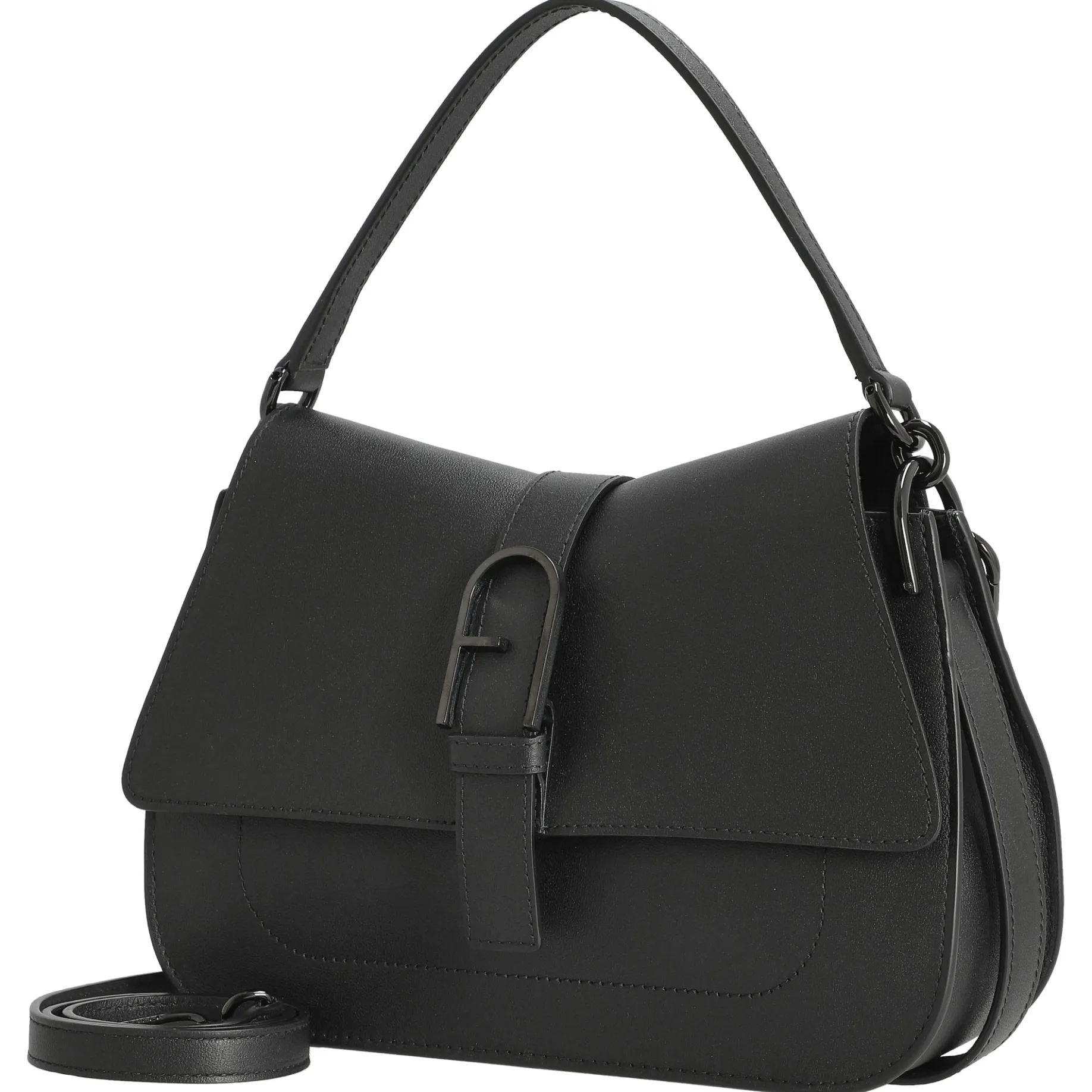Flow M - Schultertasche 26 cm (black)