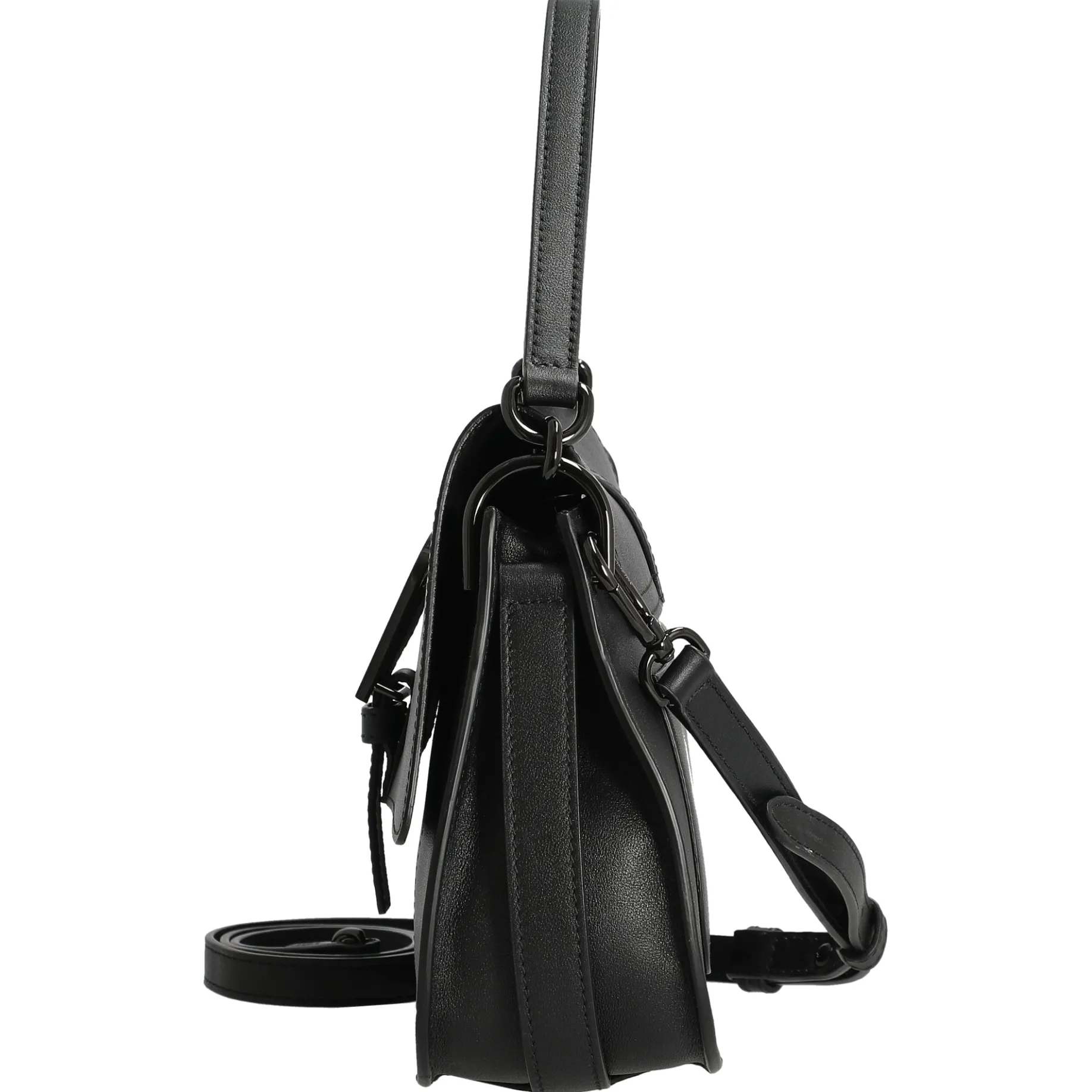Flow M - Schultertasche 26 cm (black)