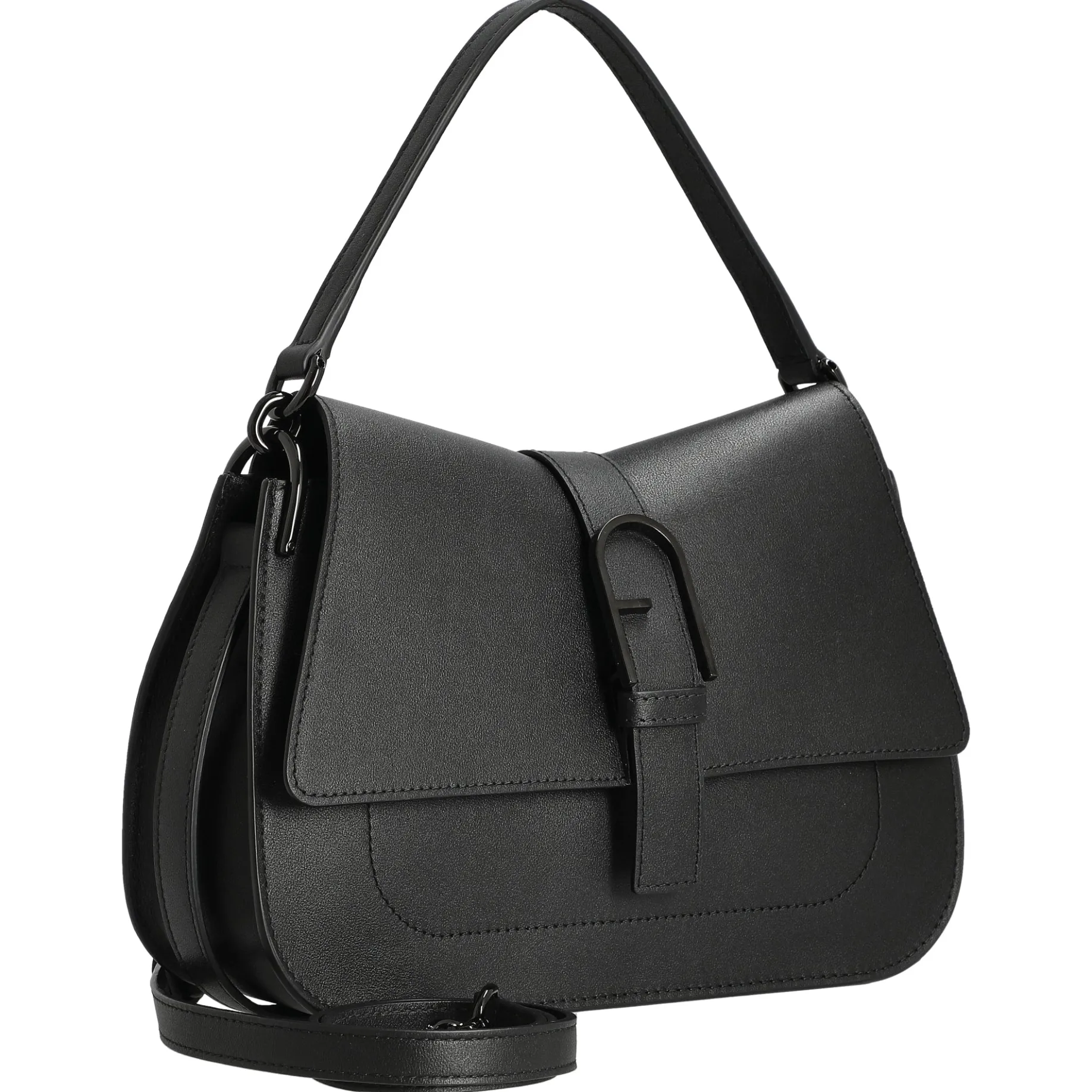 Flow M - Schultertasche 26 cm (black)