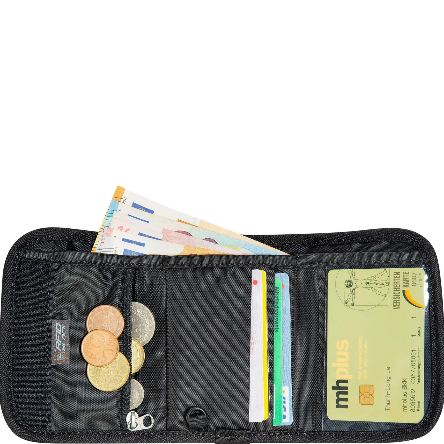 Folder RFID Block - Geldbörse 5cc 12 cm RFID (schwarz)