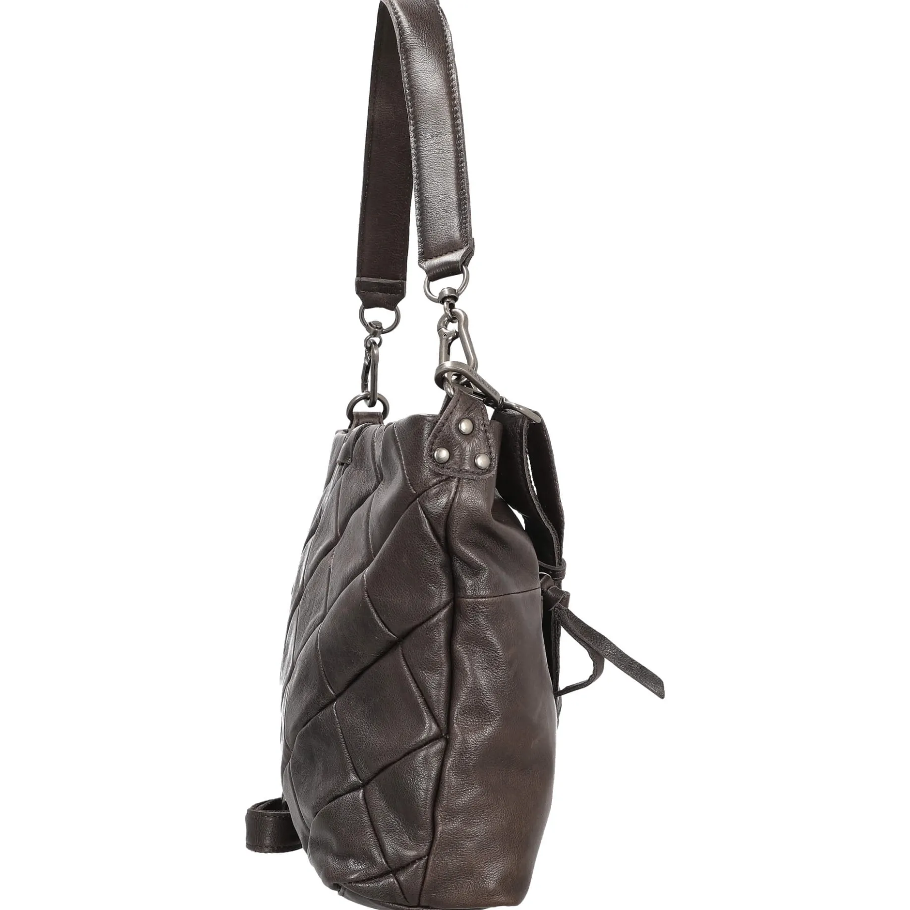 FREDsBRUDER Check My Hobo - Schultertasche 35 cm (brown)
