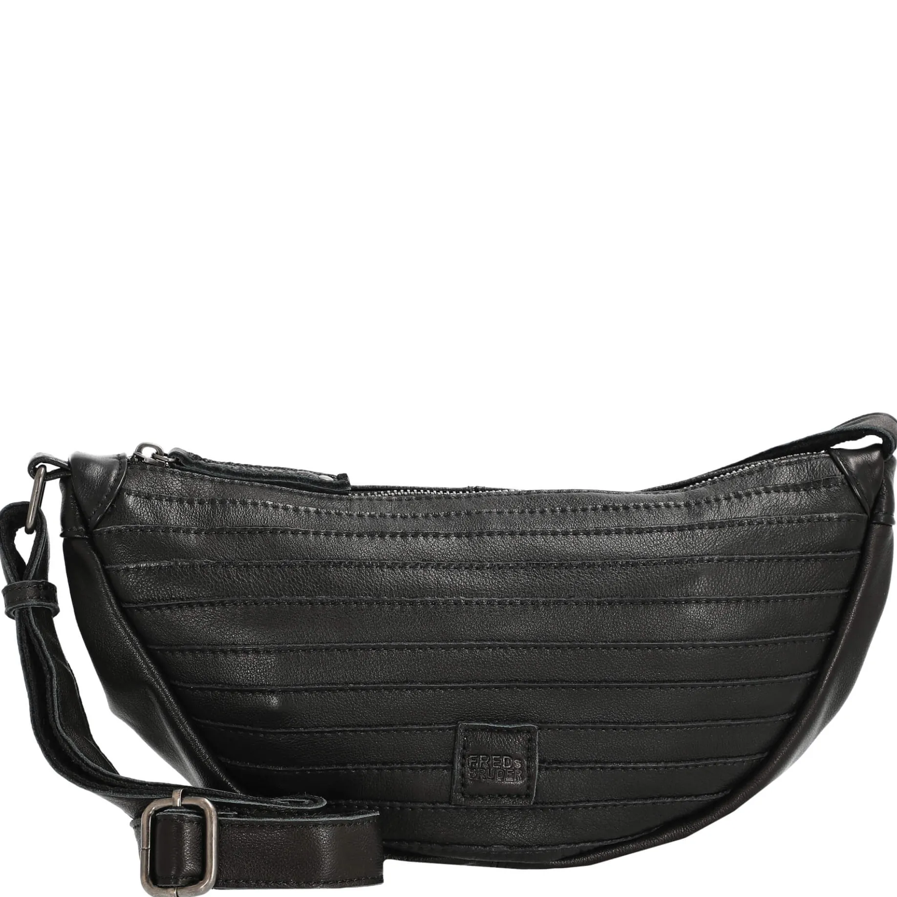 FREDsBRUDER Layer Halfmoon Bag - Umhängetasche 31 cm (black)