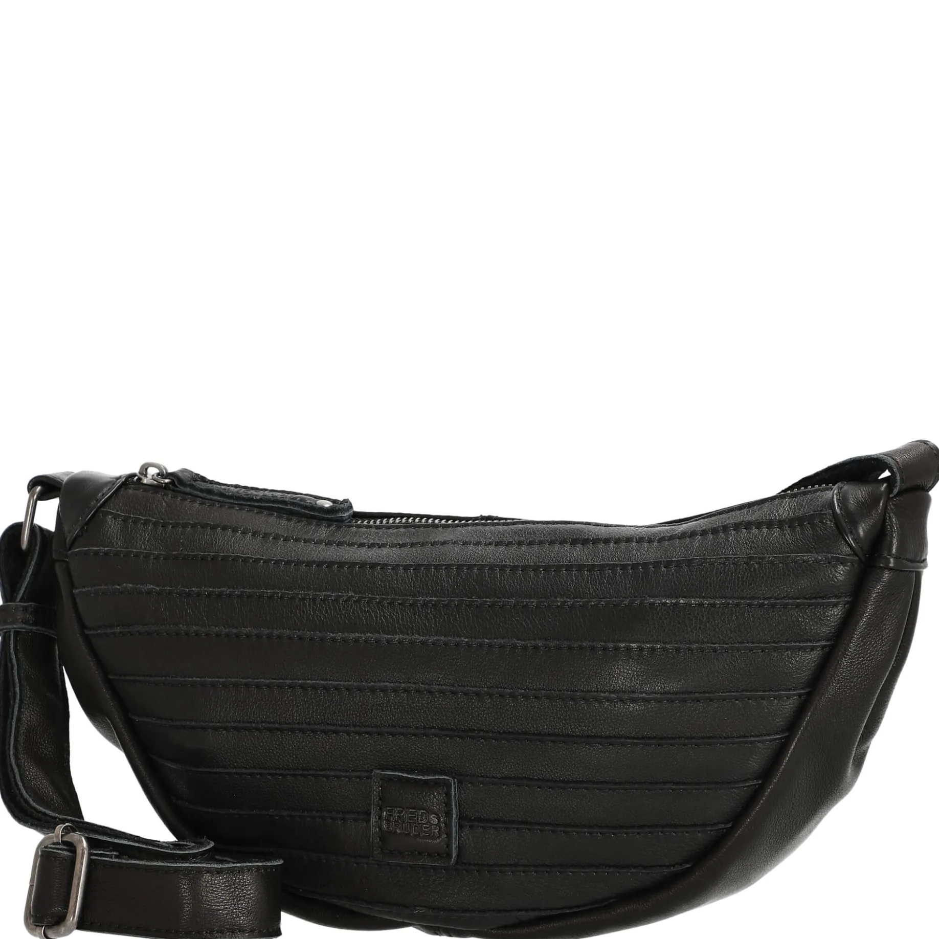 FREDsBRUDER Layer Halfmoon Bag - Umhängetasche 31 cm (black)