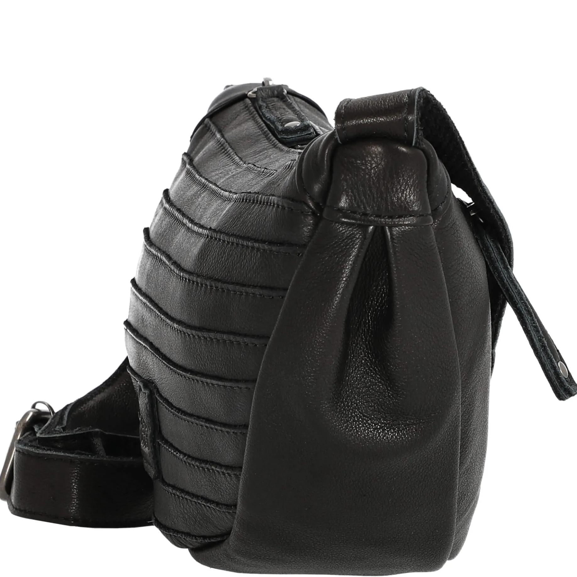 FREDsBRUDER Layer Halfmoon Bag - Umhängetasche 31 cm (black)