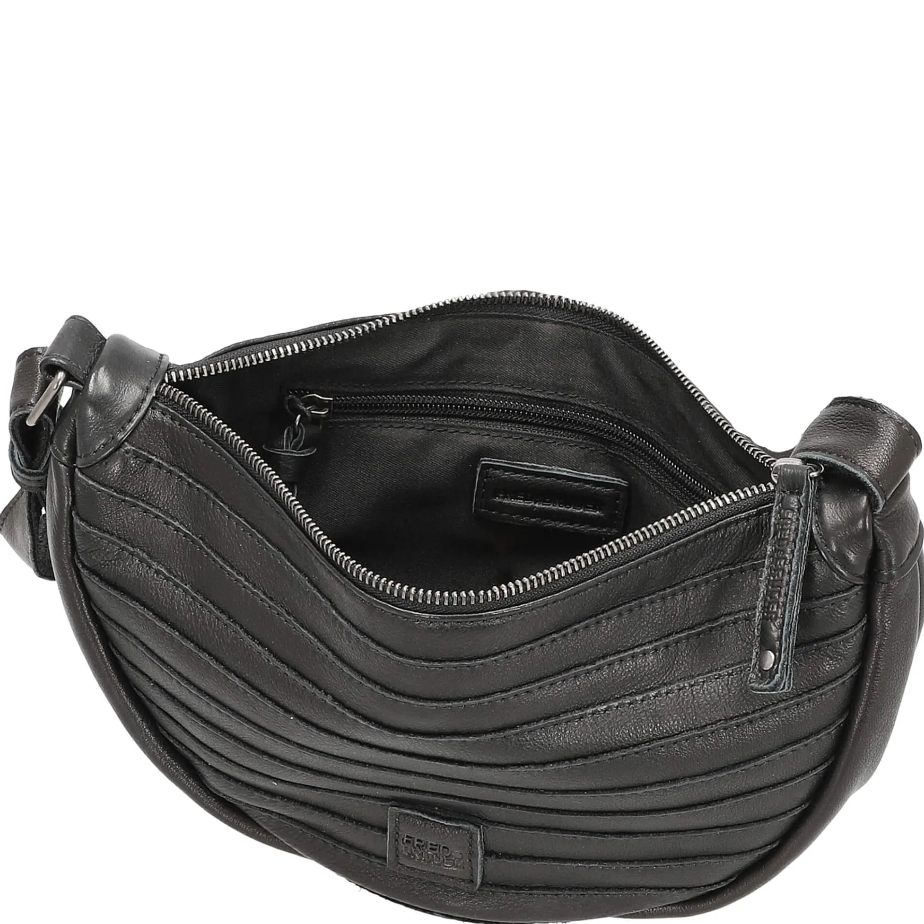 FREDsBRUDER Layer Halfmoon Bag - Umhängetasche 31 cm (black)