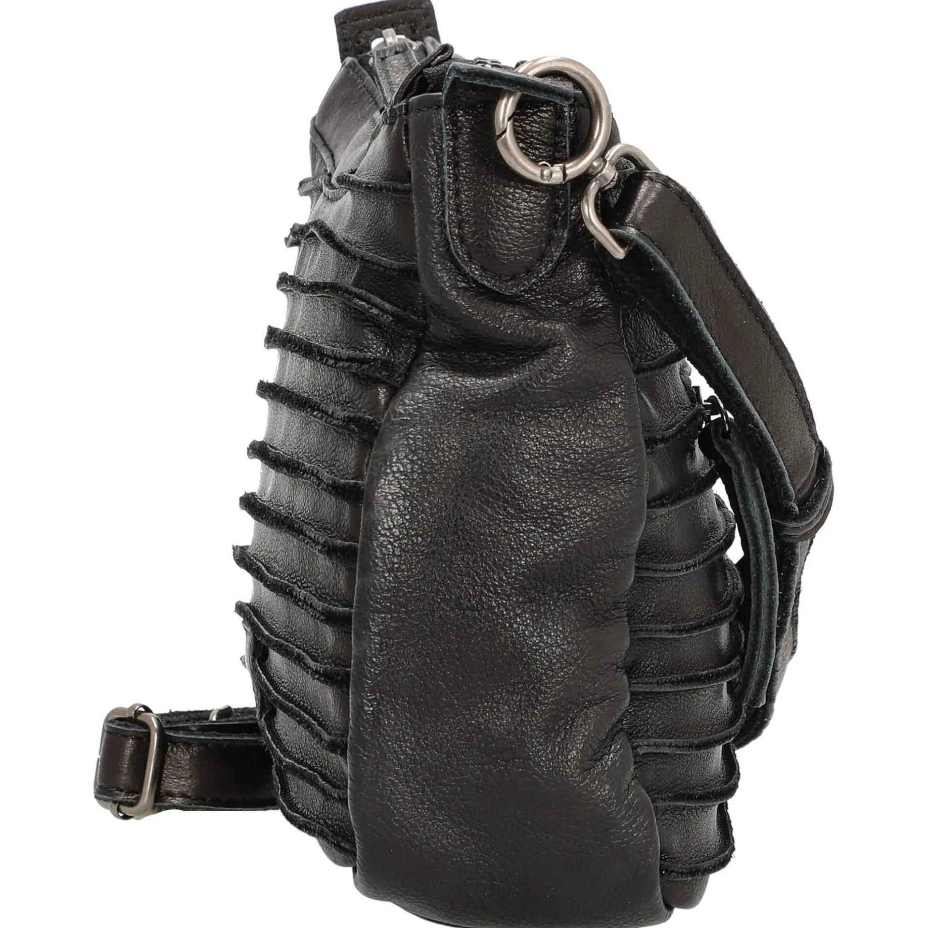 FREDsBRUDER Riffel Likely - Umhängetasche 38 cm (black)