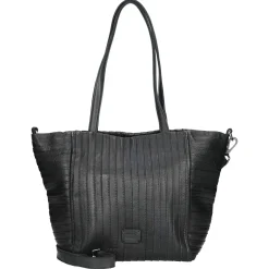 FREDsBRUDER Streifenhörnchen - Shopper 44 cm (black)